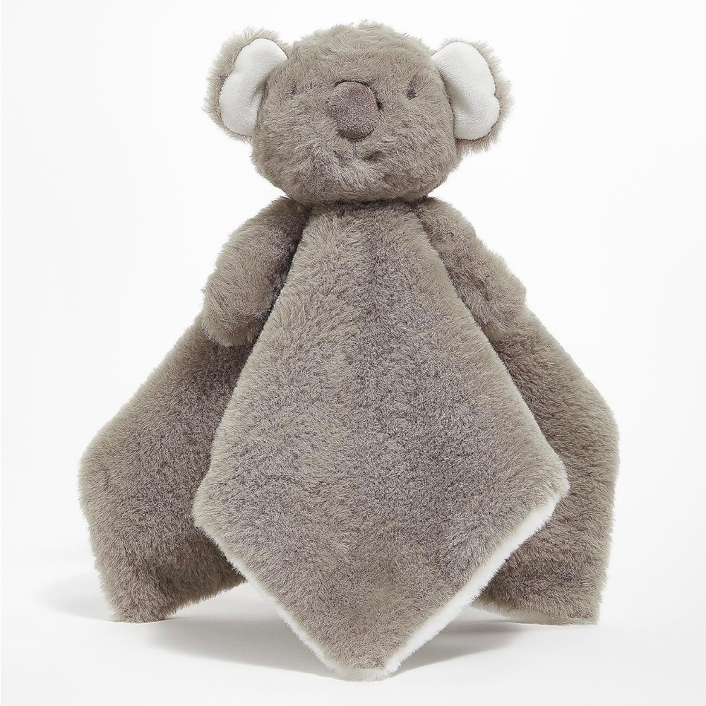 DREAMGRO Soft Baby Lovey Security Blanket - 12x12x4 Inch Unisex Lovie Baby Koala